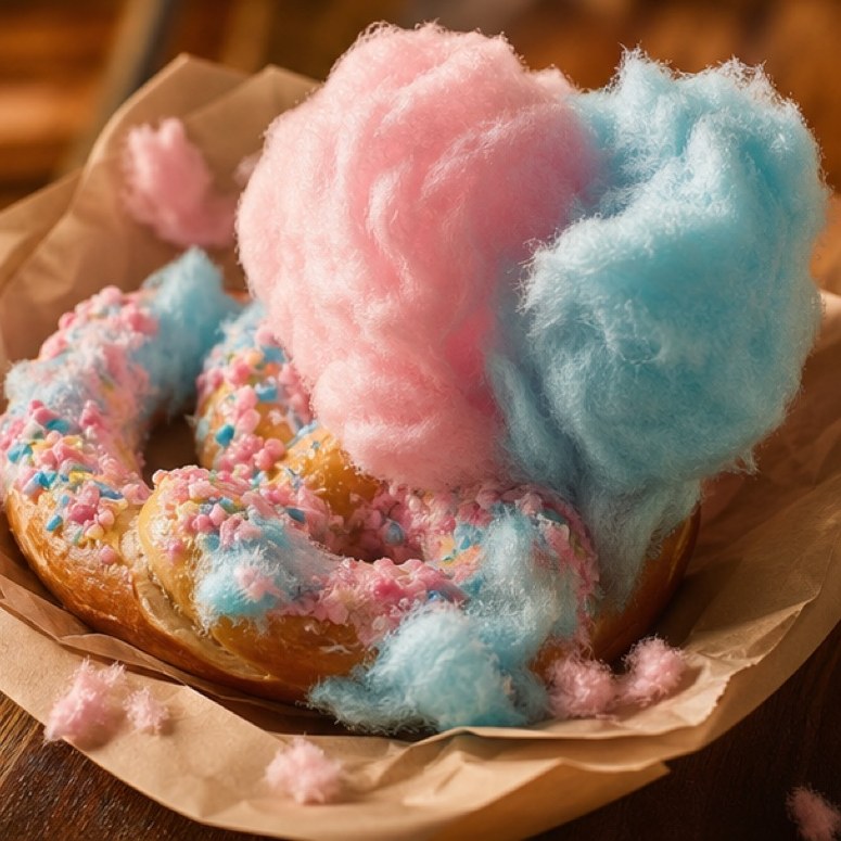 Cotton Candy at Pretzel Palace